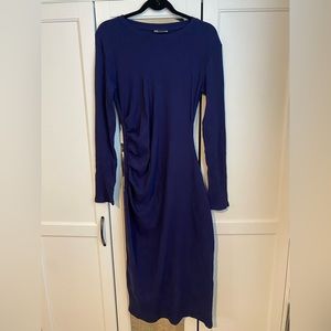 Zara Navy Sweater Dress